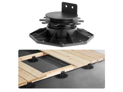 Podpery pod podlahu 12 ks, nosnosť 907 kg, výška 30–60 mm, plastové