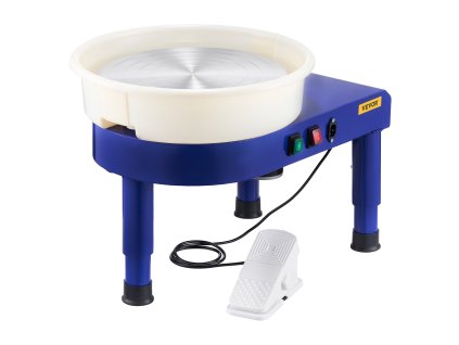 Hrnčiarsky kruh 35 cm, 60-300 rpm, nožný pedál, odnímateľná misa