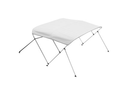 Bimini strecha 3 oblúky 600D polyester hliníkový rám 6'L×54"-60"×46"H