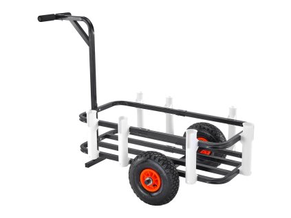 Plážový rybársky vozík, nosnosť 200 lbs, 2×11" kolesá, 7 držiakov