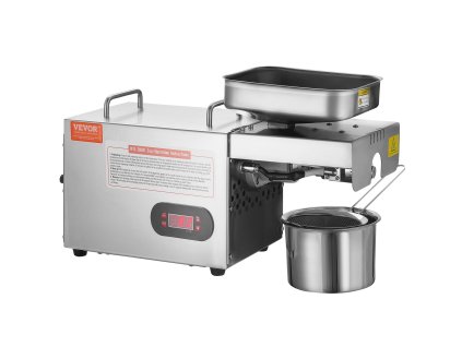 Elektrický lis na olej 850W nerez 0-300℃ nastaviteľná teplota