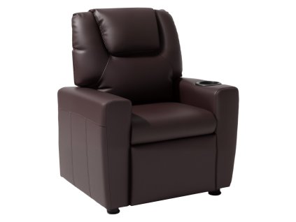 Detské kreslo s polohou 101°–121°, pu, držiak, podnožka, nosnosť 41 kg