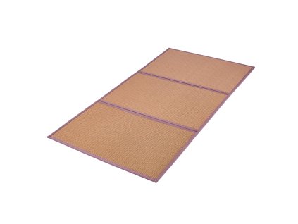 Tatami podložka 80×39 in skladacia ručne tkaná z prírodného ratanu