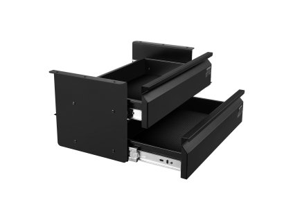 Zásuvka pod stôl vysúvacia 2 vrstvová skrytá 18×9×8 in na perá