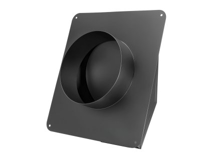 Vonkajší vetrací kryt 149 mm štvorcový, oceľ, s ochrannou sieťkou