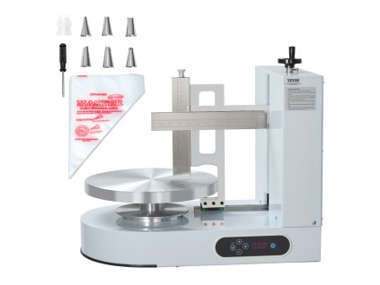 Stroj na krémovanie torty s otočným tanierom 6"–14" 25–320 rpm