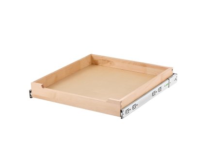 Výsuvný organizér do skrinky 20"W×21"D, drevený, s tlmeným dovieraním