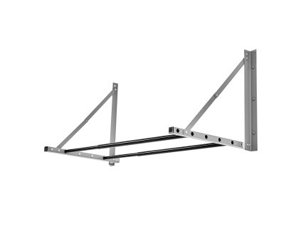 Nástenný skladací držiak pneumatík 32"–48", R14–R20, nosnosť 300 lb