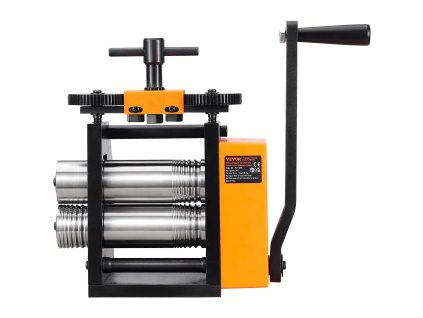 Valcovačka na šperkárske plechy 75 mm, prevod 1:2, hrúbka 0,03–6,5 mm