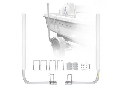 Vodítka pre lodný príves 1524mm nastaviteľné, 2 ks oceľné s pvc