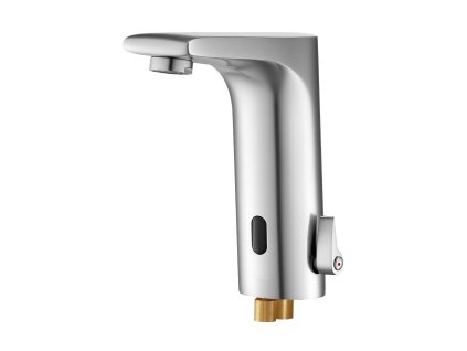 Bezdotyková umývadlová batéria, páková, batériová, 9,5mm, nikl