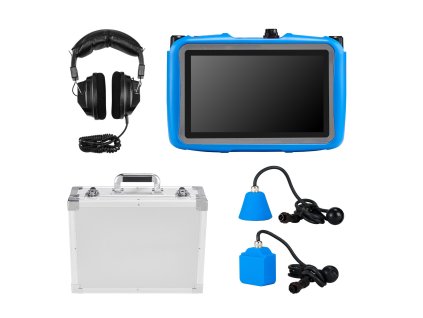 Detektor úniku vody z potrubia, 1Hz-10000Hz, lcd dotyk, 8GB SD karta