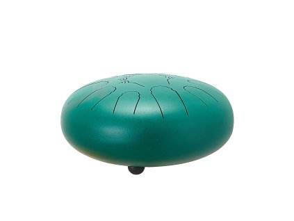 Jazýčkový bubon 25.4cm 11 tónov c-dur s knihou a paličkami zelený