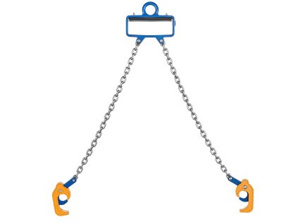 Reťazový zdvihák na sudy 1 t, oceľový s bezpečnostným hákom pre žeriav