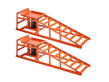 Hydraulické nájazdy pre auto 2 ks 5t 11000 lbs zdvih 270-360 mm