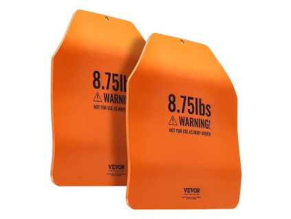 Oblúkové oceľové platne do záťažovej vesty, pár 8.75 LB, tvarované