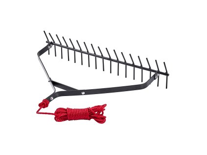 Hrable na vodné rastliny 32 in, 6.3 in obojstranné, 30 ft lano