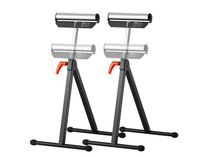 Sada 2 valčekových stojanov, 135 lb, výška 26.8-42.5", 11.5 in valček