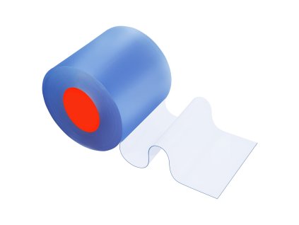 Priehľadné pvc pásy 30,8 m × 30,5 cm do dverí, skladov a garáží