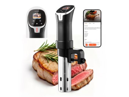 Sous-vide varič 1100 W, wifi, 10 programov, presná teplota a časovač
