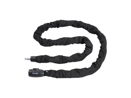 Reťazový zámok na bicykel, 5.91 ft, 10 mm, kombinačný, 4 kľúče