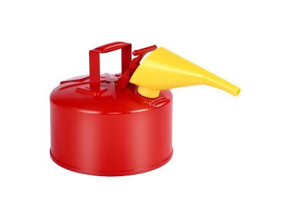 Kanister na benzín 9,5 l typ 1 červený, oceľ, nerezový tlmič