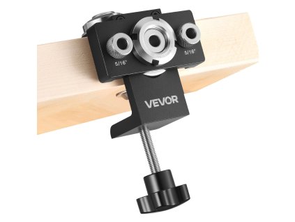 Vŕtacia šablóna na kolíky, samo centrovacia, 3 vrtáky 6.4/7.9/15 mm