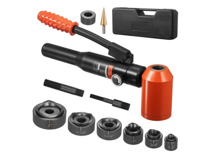 Hydraulická výseková sada 98.07 kN 12.7–50.8 mm, 6 ks pre skrine