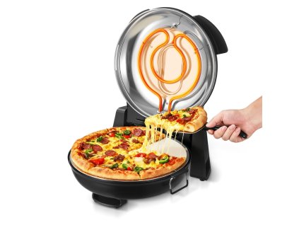 Elektrická pizza pec 304.8 mm 1200W cordierit kameň 5 rež., do 420℃