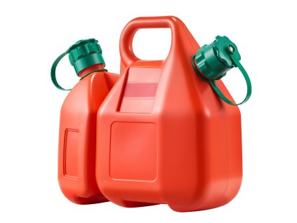 Kanystr na palivo 6 l s nádobou na olej 1,9 l, prietok 5,5 l/min