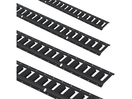 E-track lišty 5' oceľové, 4 ks, nosnosť 2000 lbs, s vrutmi pre prívesy