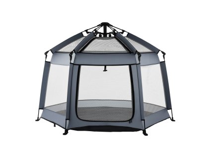 Hracia ohrádka pre batoľatá s baldachýnom, UPF 50+, prenosná