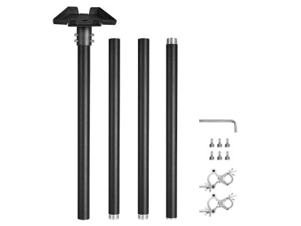 Držiak satelitnej antény na rebrík, 360° otočný, oceľ, kompat. Gen3/V3