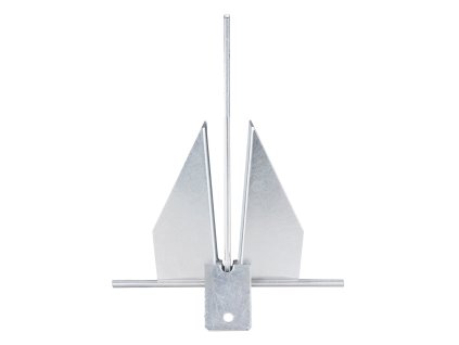 Kotva fluke žiarovo pozinkovaná 8.5 lb, reťaz 7.9', lano 75', 0.4"