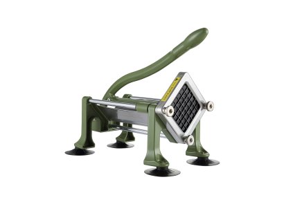 Ručný krájač na hranolky a zeleninu, nerezová čepeľ 1/2-inch, prísavky