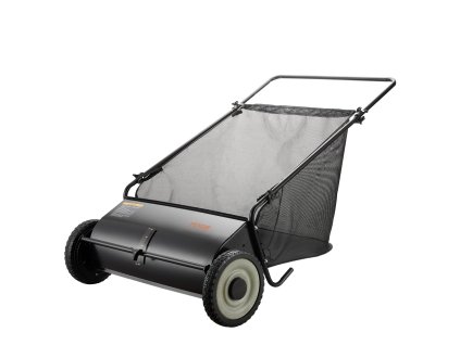 Ručný zberač lístia a trávy 26-inch, 7 cu. ft., 4 kefy, gumové kolesá