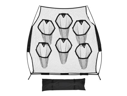Tréningová sieť na hádzanie 2438.4×2438.4mm, 6 vreciek, bez uzlov