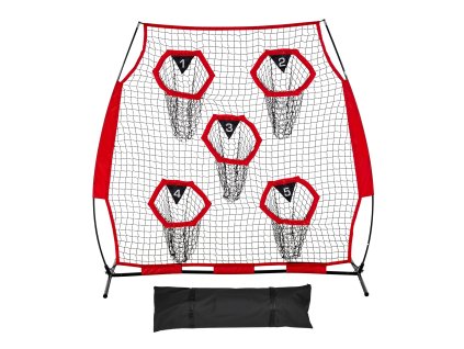 Tréningová sieť na nácvik hodov 1828.8×1828.8mm, 5 cieľových vreciek