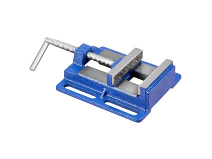 Zverák na vŕtačku, 6 inch čeľuste, liatinový s drážkovanou základňou