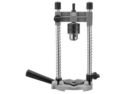 Vŕtacia šablóna viacuholová hliníková s rukoväťou a otvormi pre drevo