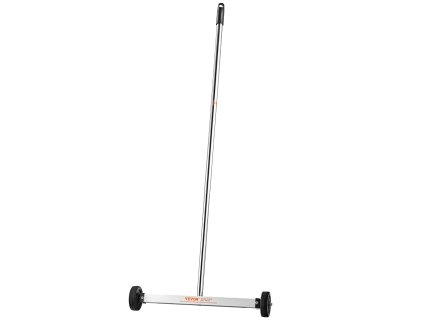 Magnetický zberač 43.2 cm, nosnosť 4.5 kg, kolesá, nastaviteľná rúčka