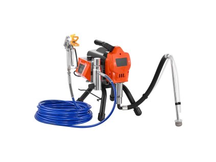 Airless striekací stroj 1500 W, 3300 PSI, hadica, tyč, trysky
