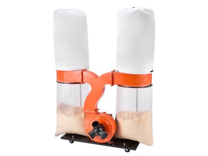 Odsávač prachu 1550 cfm, 3,0 hp, 2,5 µm, 2×132,5 l+2×159 l, 2800 rpm