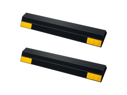 Parkovací doraz 406 mm, 2 ks, pp s reflexnými pásmi do garáže