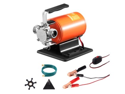Prenosné 12V čerpadlo na vodu 23 L/min 75W s 183 cm sacou hadicou