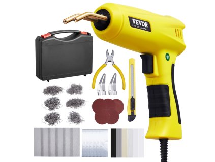 Sada na zváranie plastov 220W, 1200 nýtov, 76 tyčiniek, led, kufrík