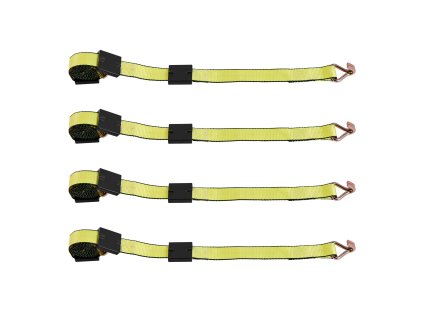 Sada upevňovacích popruhov s j-hákom pevnosť 4540 kg nosnosť 1512 kg