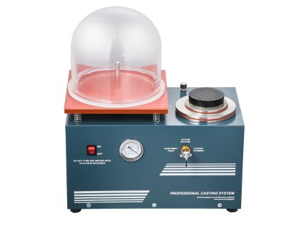 Stroj na vakuové investičné liatie 290W, 3 CFM, baňa 280×280 mm