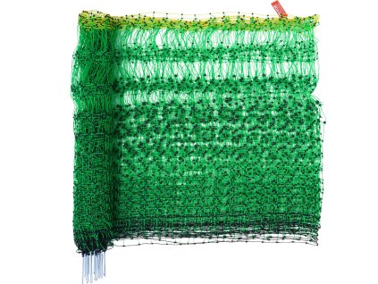 Elektrické sieťové oplotenie 48"×168' pe, s tyčami a dvojitými kolíkmi