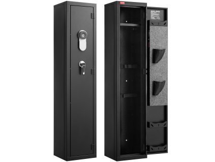 Skriňa na dlhé zbrane, biometria, digitálny kód, led, police